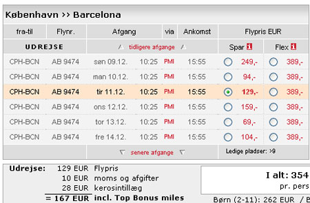 Flybilletter hos Air Berlin